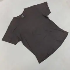 ギルダンTシャツ 無地 ダークブラウン半 袖コットンL