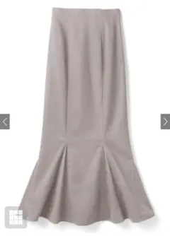 GRL ハイウエストマーメイドツイルスカート rut596