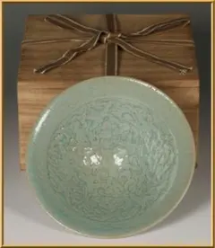 名品茶道具　【 高麗青磁牡丹唐草文碗 】民芸 民藝 柳宗悦 古美術 波兎 骨董 名品茶道具 【 高麗青磁牡丹唐草文碗 】民芸 民藝 柳宗悦 古美術 波兎