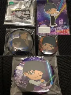 名探偵コナン　缶バッジ　赤井秀一　原作　5点セット