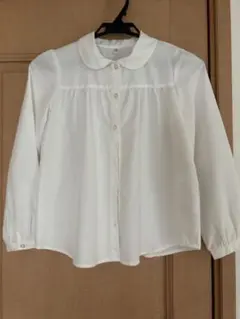 襟付き長袖ブラウス