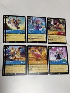 Disney Lorcana ミッキーマウス 旗持ち 6枚セット - メルカリ