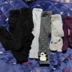 UNIQLO HEATTECHほか　 90cm レギンスタイツ7点セット