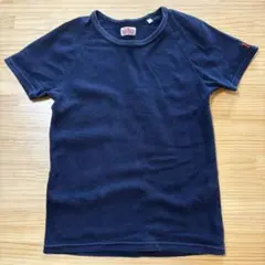 ハリラン　H刺繍 Tシャツ ネイビー サイズ2【Mサイズ】のサムネイル