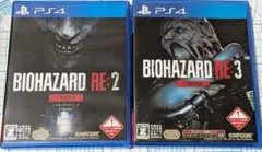 2本セット PS4 バイオハザードRE:2 Z VER +RE:3 Z VER