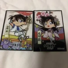 コナン 大阪城本陣 戦国かるた 工藤新一 毛利蘭トレーディングフィルム