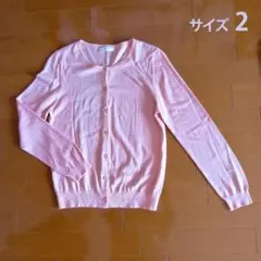 anySiS (M) 長袖カーディガン クローバーボタン サイズ 2