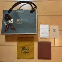 【美品】IL BISONTE 定期ケース　ブラウンのサムネイル