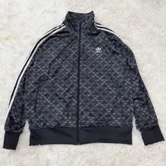adidas アディダス モノグラム トレフォイル総柄 トラックジャケット2XL Amazon | adidas アディダスオリジナルス モノグラム トラック