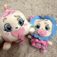 み*こ様 ベビタピ ぬいぐるみ ピンク 2個セットのサムネイル