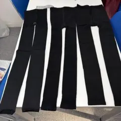 黒 スパッツ フリーサイズ ストレッチ素材3枚セットサイズS-M