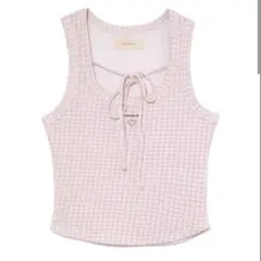 Mary tops set ピンクタンクトップのみ【andmary】 Mary tops set ピンクタンクトップ Andmary - メルカリ