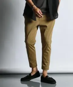 【定価14,850円】 『ワンダーシェイプ』 クロップド イージーパンツ S