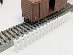 HOゲージ ミニチュア フェンス 10個セット 3Dプリンター作成