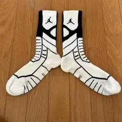 Jordan バスケットボールソックス ホワイト/ブラック