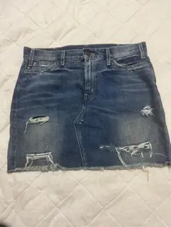 Levi's ダメージデニムミニスカート