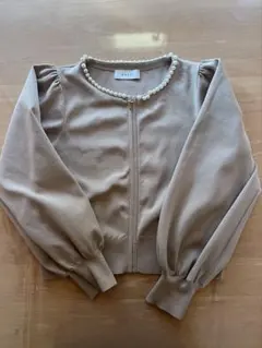 美品✨ANAYI コットンポリメッシュブルゾン 23SS アイボリー 36 - メルカリ