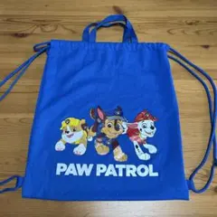 パウ・パトロール ナップザック 青