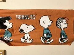 PEANUTS スヌーピーバスタオル　オレンジ
