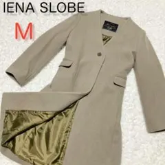 SLOBE IENA ノーカラーコート M グレージュのサムネイル