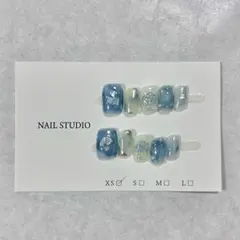 【即購入OK】 ネイルチップ ブルー SHEINのサムネイル