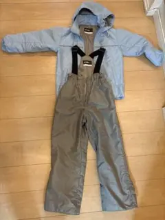 IGNIO 子ども用スキーウェアセット 140サイズ 水色・グレー