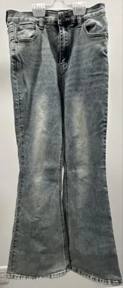 【新品】ストレッチフレアデニムパンツ
