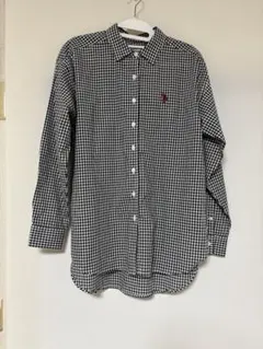 U.S. POLO ASSN. チェック柄長袖シャツ M