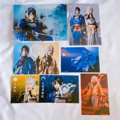 刀ミュ 三日月宗近 小狐丸 ブロマイド ポストカード ファイル 7点セット
