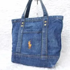 2026年最新】polo ralph lauren デニム トートの人気アイテム - メルカリ