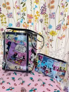 ディズニーコミック柄ショルダーバック＆ポーチ