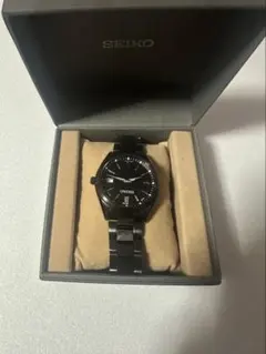 SEIKO SBTM325 腕時計 本体　オールブラックのサムネイル