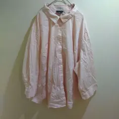 LIZ CLAIBORNE ピンク 長袖シャツ 【5X】大きめ ゆったり