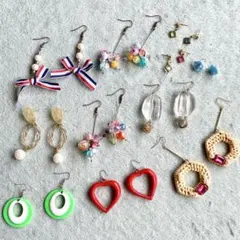 ピアス 11点 まとめ売り 新品 中古 大ぶり