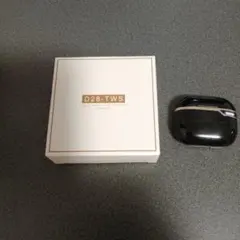 ワイヤレスイヤホン D28-TWSブラック Bluetooth V5.2+EDR