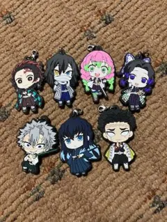 鬼滅の刃　カプセルラバーストラップ　vol.2　 ７個セット