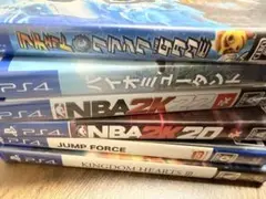 PS4 ソフト まとめ売り NBA2K20 JUMP FORCE 他