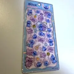 新品リロアンドスティッチプチドロップステッカー　正規品　ディズニー