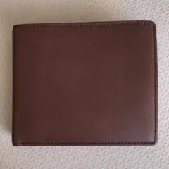 『未使用』キプリス メンズ 二つ折り財布 牛革 カーフ ブラウン 茶系