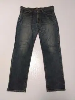 【破れあり】Wrangler ストレートデニム ダークブルー　36インチ