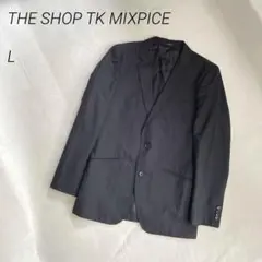 THESHOPTKMIXPICE shinywool ストライプスーツジャケット