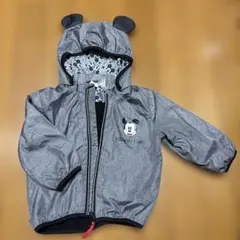 HM ミッキーマウス アウター 耳つきで可愛い^ ^
