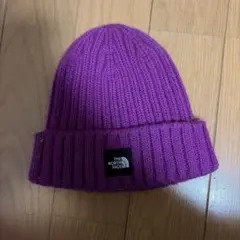 THE NORTH FACE パープルニット帽
