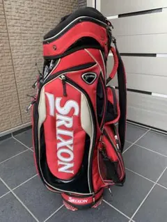 SRIXON キャディバッグ ブラック×レッド - メルカリ