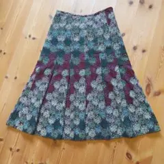 【新品】PJC大西和子 KAZUKO ONISHI/ワコール　豪華刺繍スカートL 新品】PJC大西和子 KAZUKO ONISHI/ワコール 豪華刺繍スカートL