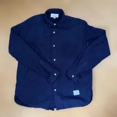 ADEQUATE ネイビー 長袖シャツ Lサイズ