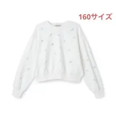 メゾピアノ新品新作タグ付きキラキラモチーフトレーナー160