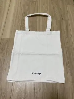 未使用品 Theory キャンバス トートバッグ ホワイトのサムネイル
