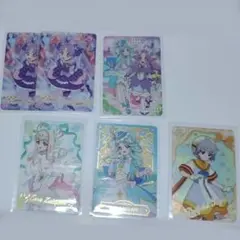 映画名探偵プリキュア キラキラカードグミ　 カード 4種5枚