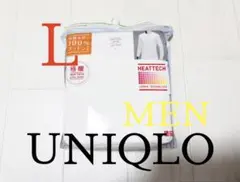 ●新品未開封●ユニクロメンズ●ヒートテック極暖コットンクルーネックT●ホワイトL